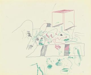 David Hockney, R.A. - The Blue Guitar