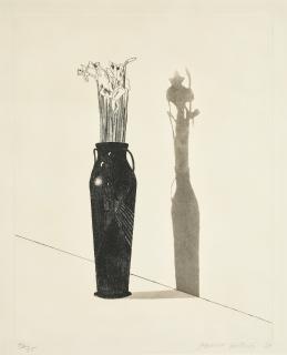 David Hockney, R.A. - Vase And Flowers (Scottish Arts Council 69; Museum Of Contemporary Art Tokyo 66)