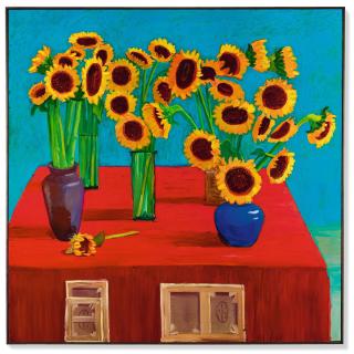 David Hockney - 30 Sunflowers