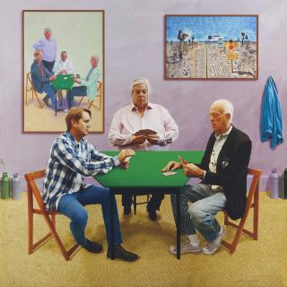 David Hockney - A Bigger Card Players