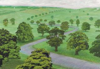 David Hockney - A Bigger Green Valley