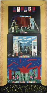 David Hockney - A French Triple Bill Poster (Baggott 109)