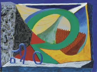 David Hockney - Almost Like Skiing