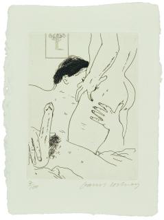 David Hockney - An Erotic Etching (Scottish Arts Council 172)