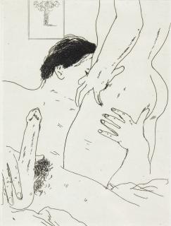 David Hockney - An Erotic Etching (Scottish Arts Council 172)