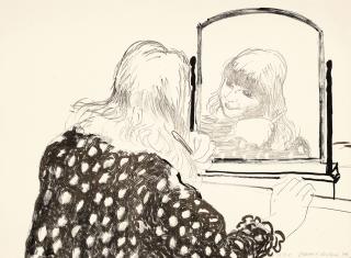 David Hockney - Ann Combing Her Hair