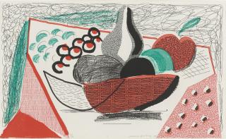 David Hockney - Apples, Pears And Grapes
