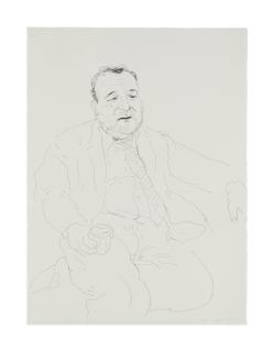 David Hockney - April \'84 (P. Langan IX)