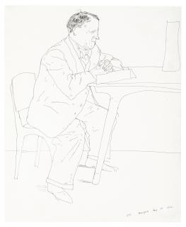 David Hockney - Artist’S Father Reading At Table