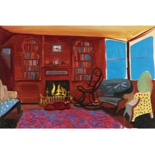 David Hockney - Beach House By Day