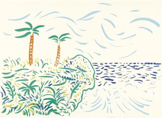 David Hockney - Bora Bora (Tyler 256)