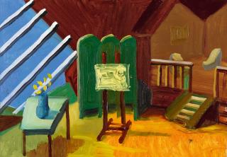 David Hockney - Bridlington Studio Interior