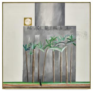 David Hockney - Building, Pershing Square, Los Angeles