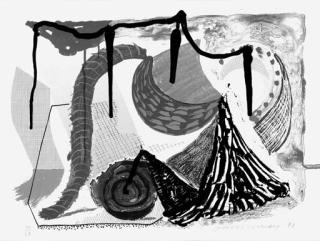 David Hockney - Catherine\'s Walk, from Some More New Prints