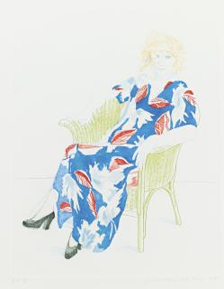 David Hockney - Celia In A Wicker Chair (Museum Of Contemporary Art Tokyo 158)
