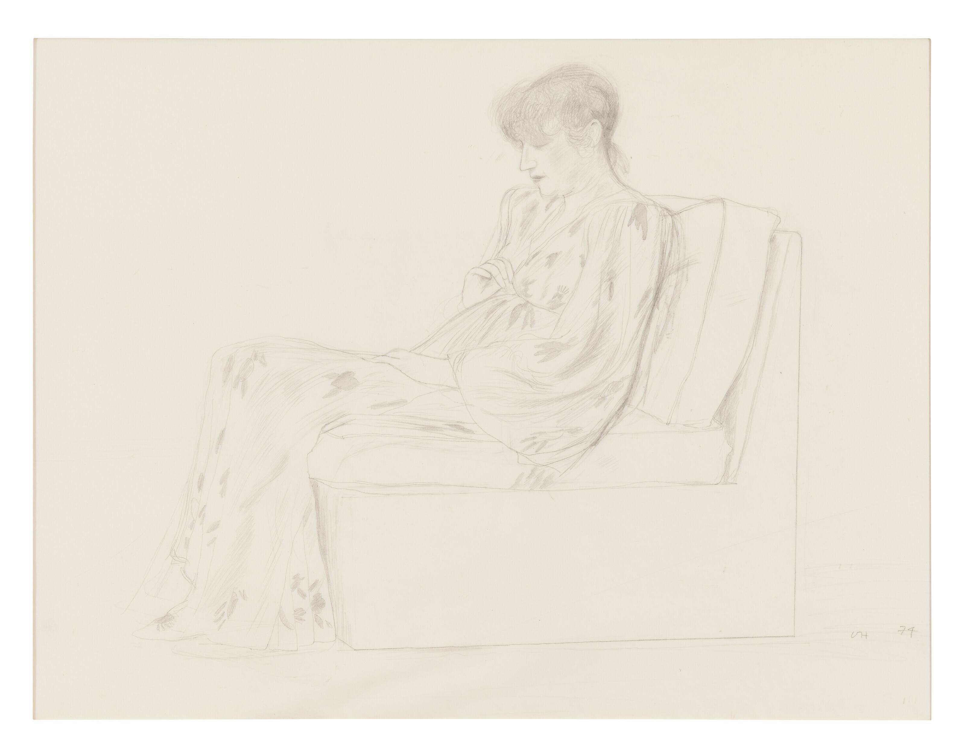 David Hockney - Celia Seated