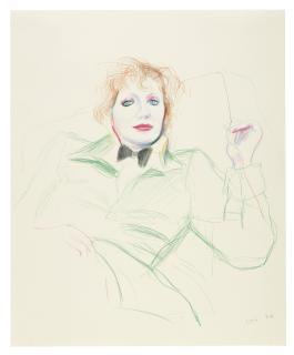 David Hockney - Celia With Bow Tie