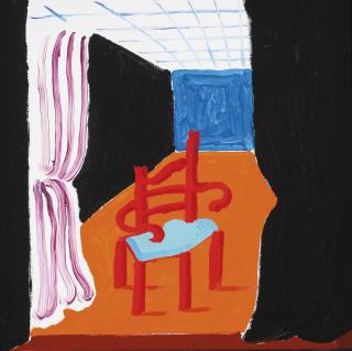 David Hockney - Chair With A Mind Of Its Own