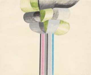 David Hockney - Cubist Tree