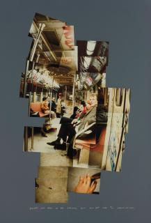 David Hockney - David and Ann on the Subway, N.Y., November 18, 1982