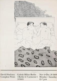 David Hockney - David Hockney Complete Prints, Galerie Mikro, Berlin, 1968 (Baggott 15)