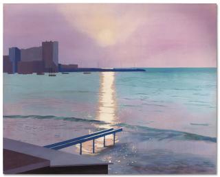 David Hockney - Early Morning, Sainte-Maxime