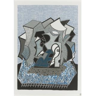 David Hockney - Eine (Part I) And Deux (Second Part): Two Prints (M.C.A.T. 329, 330)