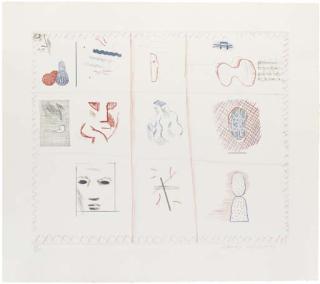 David Hockney - Franco-American Mail, from The Blue Guitar (S.A.C. 203)