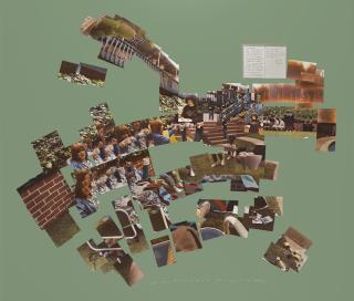 David Hockney - Freda Bringing Ann & Me A Cup Of Tea