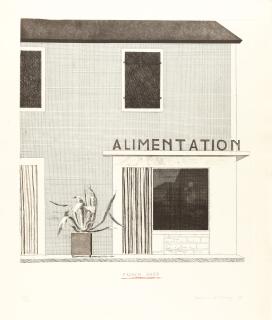 David Hockney - French Shop.