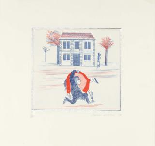 David Hockney - Geography book (Félicité’s only view from abroad).