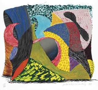 David Hockney - Going Out, from Some New Prints (M.C.A.T. 336; G. 1605)
