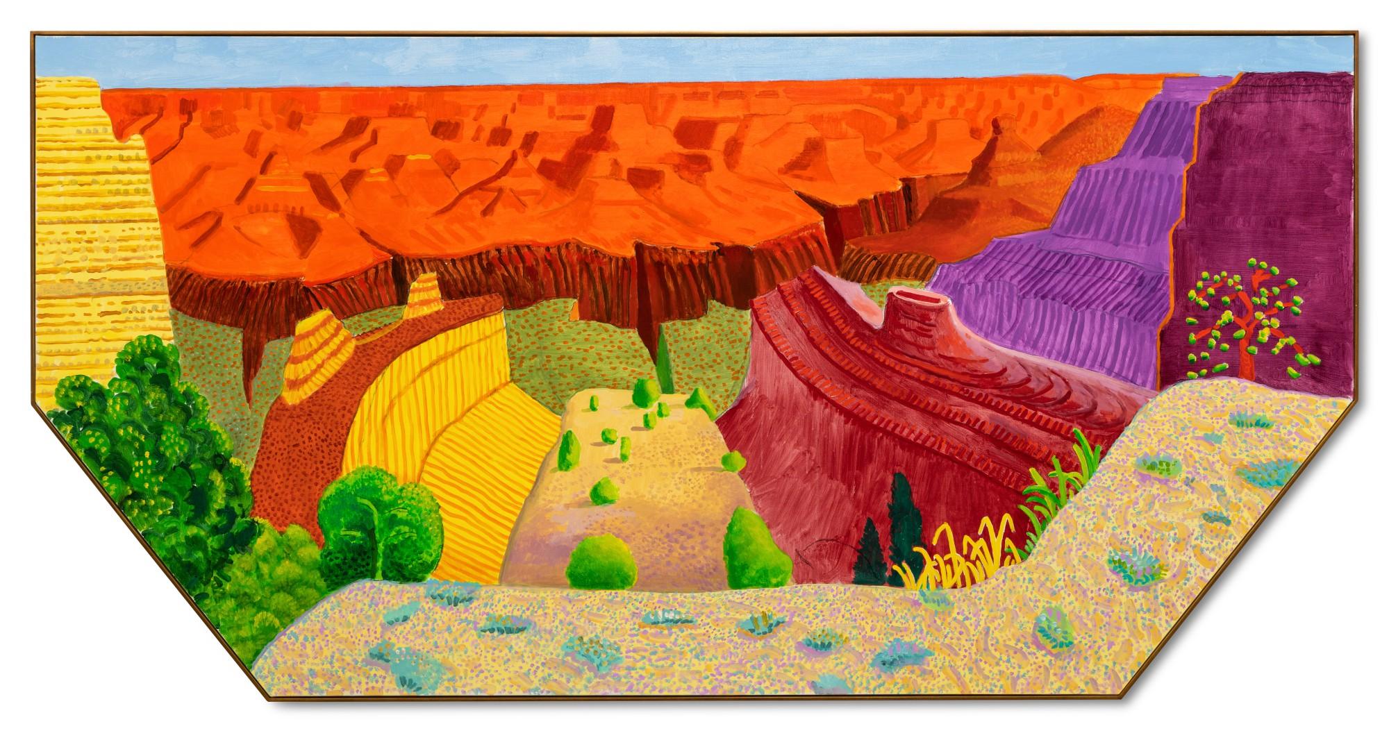 David Hockney - Grand Canyon II
