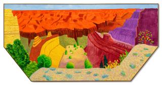 David Hockney - Grand Canyon II