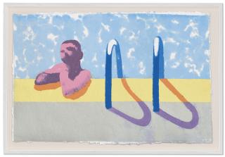 David Hockney - Gregory in the Pool (Paper Pool 4)