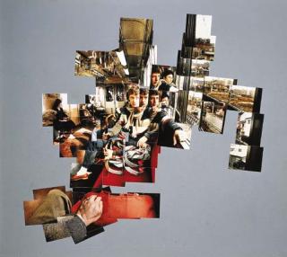 David Hockney - Gregory + Shinro on the train, Japan