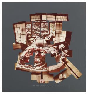 David Hockney - Gregory Watching the Snow Fall, Kyoto, Feb 21st 1983