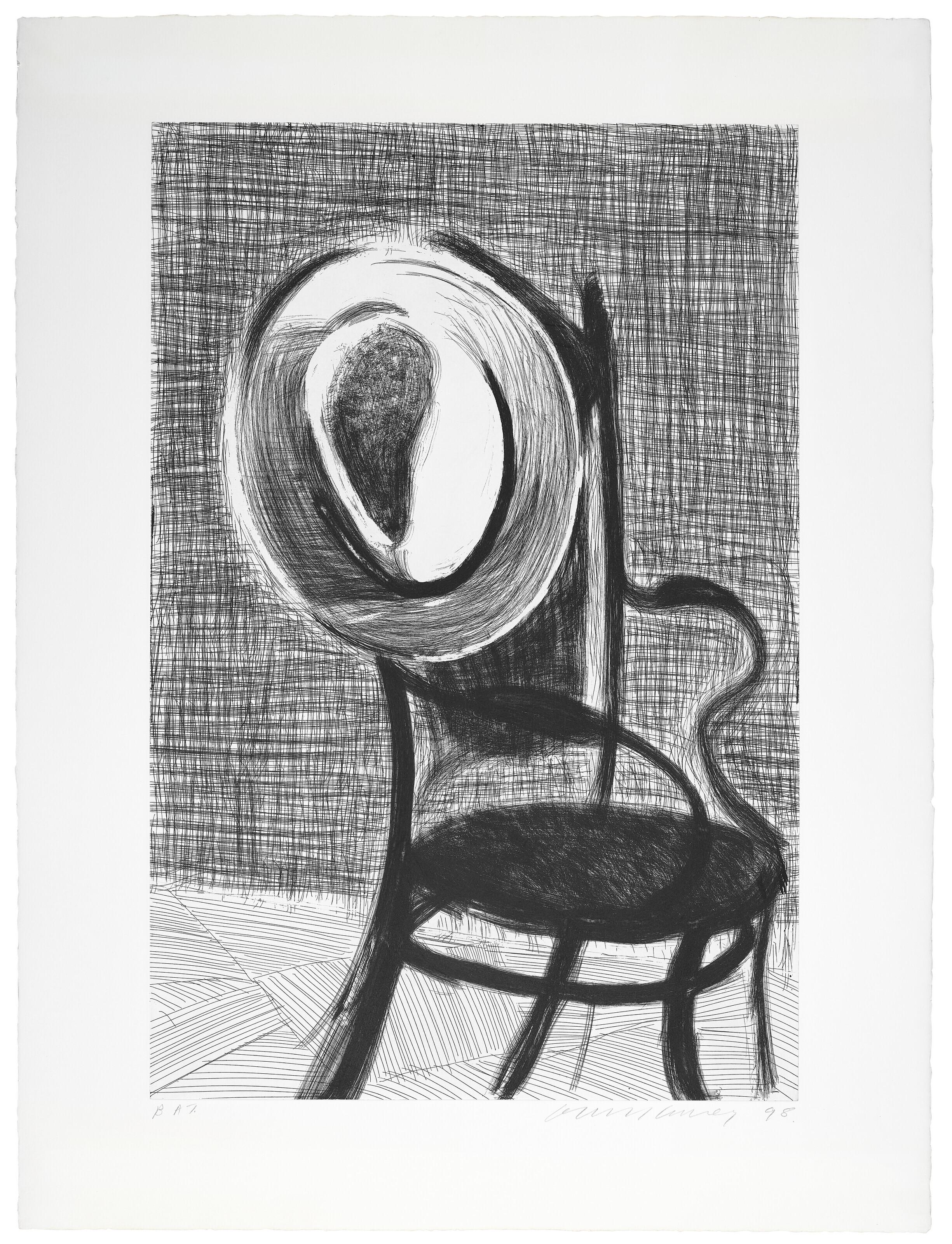 David Hockney - Hat on Chair