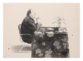 David Hockney - Henry At Table (Scottish Arts Council 188; Museum Of Contemporary Art Tokyo 176)