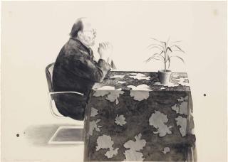 David Hockney - Henry at the Table