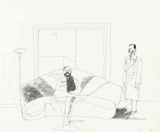 David Hockney - Henry Geldzahler And Christopher Scott