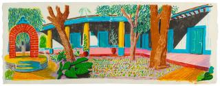 David Hockney - Hotel Acatlán: Second Day, from Moving Focus (M.C.A.T. 270; T. 283)