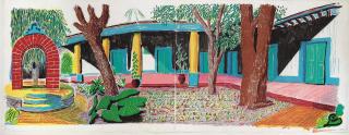 David Hockney - Hotel Acatlán: Second Day, from: The Moving Focus Series (To. 270; Tyler 283)