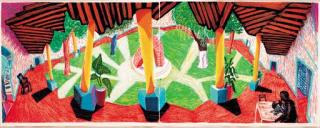 David Hockney - Hotel Acatlãn: Two Weeks Later (T. 286)