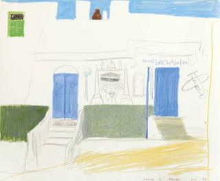 David Hockney - House in Aswan
