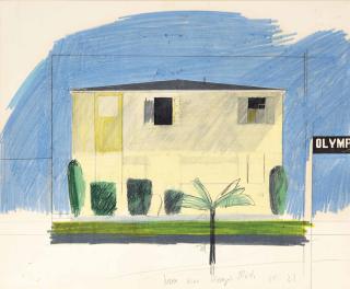 David Hockney - House, Olympic Boulevard