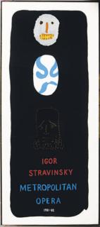 David Hockney - Igor Stravinsky Metropolitan Opera 1981-1982