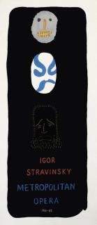 David Hockney - Igor Stravinsky, Metropolitan Opera, New York