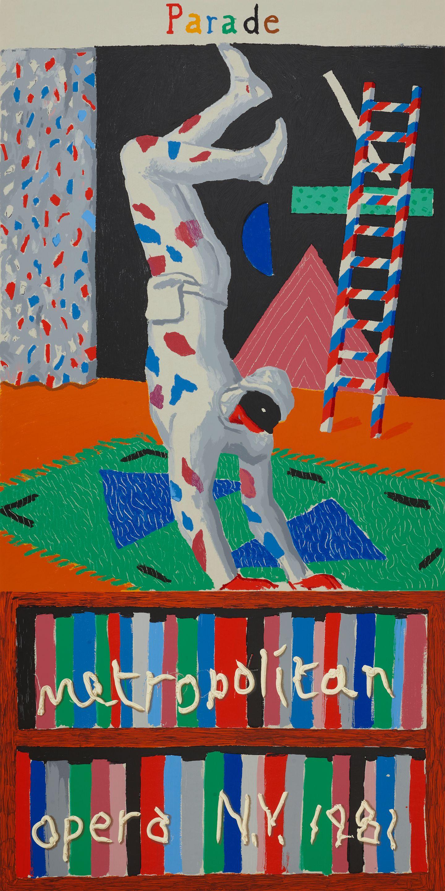 David Hockney - Igor Stravinsky, Metropolitan Opera; Parade, Metropolitian Opera 2