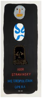 David Hockney - Igor Stravinsky, Metropolitan Opera